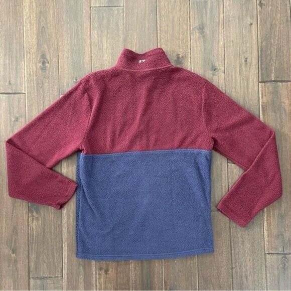 Vineyard Vines Colorblock Fleece Half Zip Pullover Men’s S - Picture 6 of 7